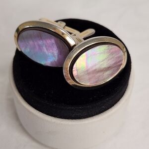 Silver Mother of Pearl Cufflinks